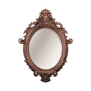Espelho Oval Rococó Cobre 52x72cm Mart 5026