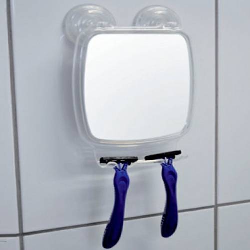 Espelho para Banheiro com Ventosas e Apoios - Astra
