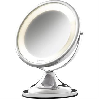 Espelho para Maquiagem com Luz e Aumento Crysbel 110V