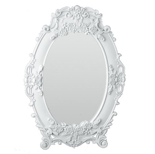 Tudo sobre 'Espelho Provence Branco 22x30cm'