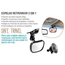 Espelho Retrovisor 2 em 1 Safe Travel - Multikids - BB180