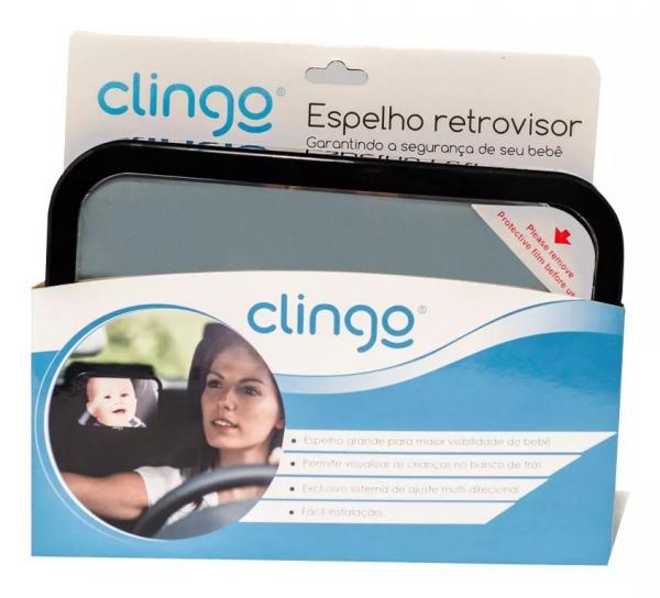 Espelho Retrovisor Retangular Clingo