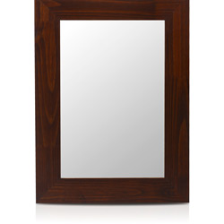 Espelho Simples Tradicional (40x60cm) Madeira Reflorestada - Tropical Artes