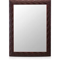 Espelho Simples Tradicional (70x100cm) Madeira Reflorestada - Tropical Artes