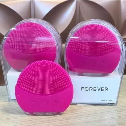 Esponja Massageadora para Limpeza Eletrica Facial (rosa) - Forever