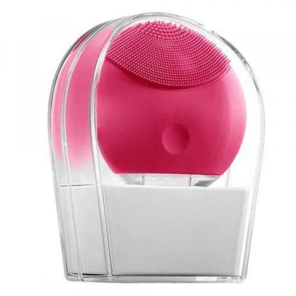 Esponja Massageadora para Limpeza Facial Eletrica e Massageador - Pink - Paizão Store
