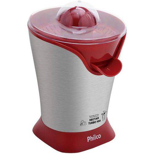 Espremedor de Frutas Philco Nectar Turbo 100 - Vermelho - 110V