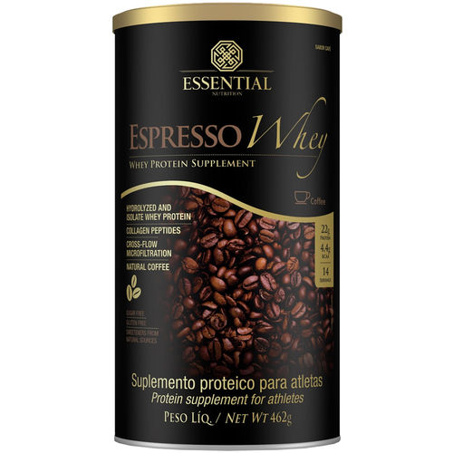 Tudo sobre 'Espresso Whey Cafe 462 G- Essential Nutrition'