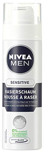 Espuma de Barbear For Men Sensitive 193g 200ml, Nivea