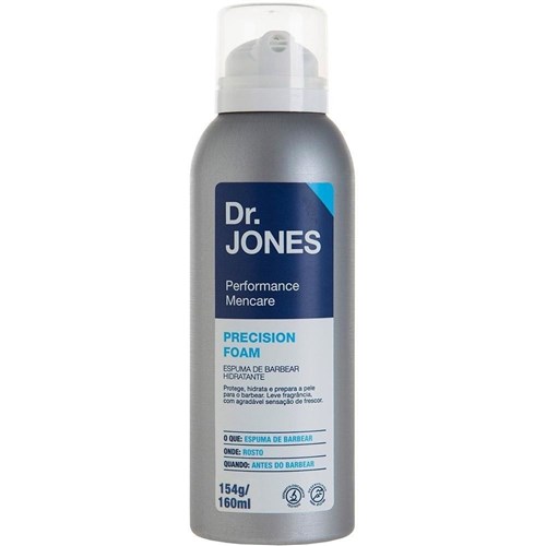 Espuma de Barbear Hidratante Dr. Jones Precision Foam | 160Ml