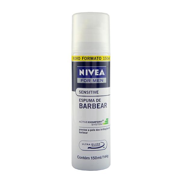 Espuma de Barbear Sensitive 144g - Nivea