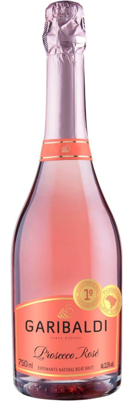 Espumante Prosecco Rosé Brut 750ml Garibaldi - 149-1