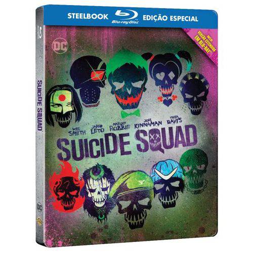 Tudo sobre 'Esquadrão Suicida - Steelbook - 2 Discos Blu-Ray'
