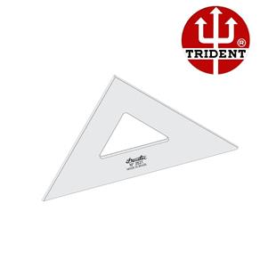 Esquadro de Acrílico Trident 21cm - Sem Escala - Ref.2521