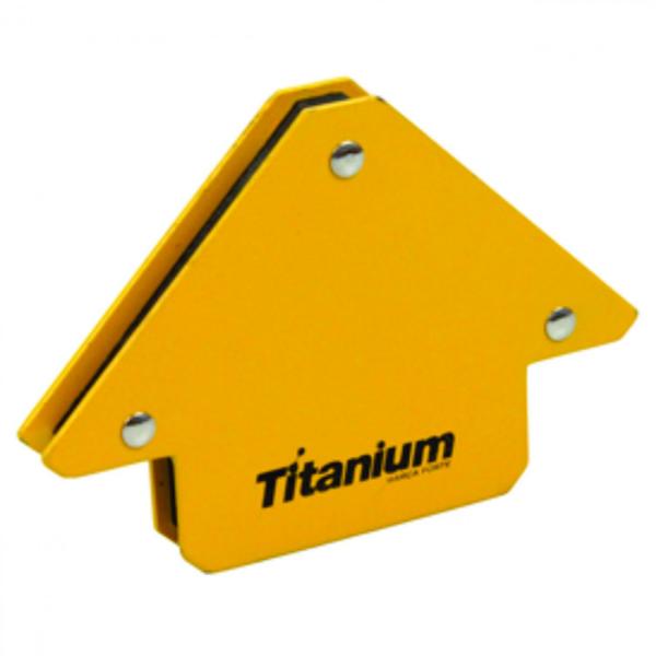 Esquadro Magnético 12Kg Titanium do Brasil Amarelo