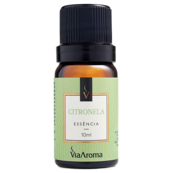 Essencia Aromática de Citronela Via Aroma 10ml Aromaterapia