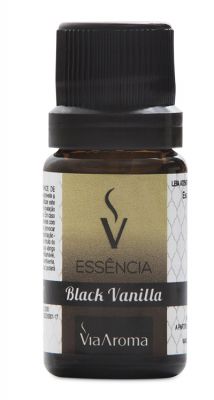 Essência de Black Vanilla - 10ml - Via Aroma