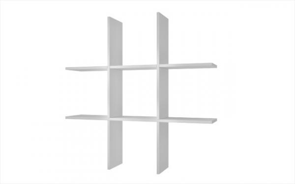 Estante Hashtag Closet Branco BX 121-06 - BRV Móveis - Brv Moveis