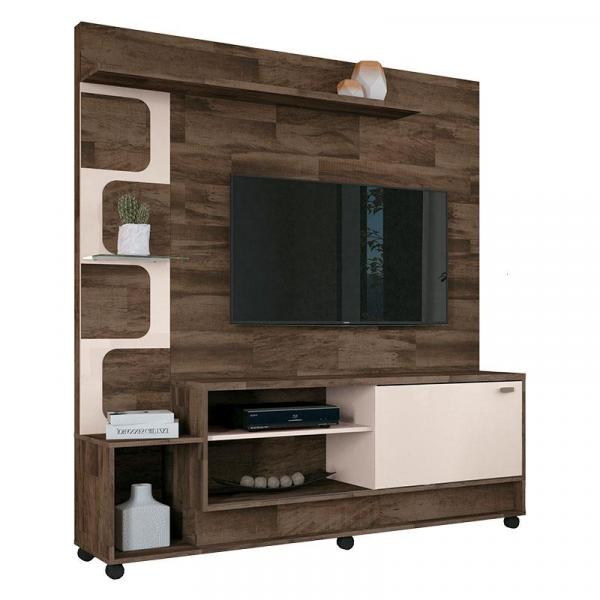 Estante Home Theater Palace Deck Off White - HB Móveis - Hb Moveis