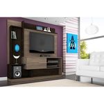 Estante Home Theater para Tv de Até 55 Dimas Amêndoa/Ébano - Madetec