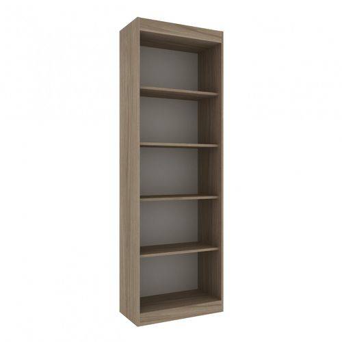 Estante Livreiro 4 Prateleiras HO-2905 Home Office Hecol Avelã TX/Branco TX