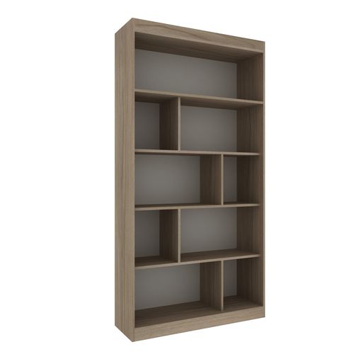 Estante Livreiro 4 Prateleiras HO-2907 Home Office Hecol Avelã TX/Branco TX