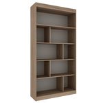 Estante para Livros 93 Cm Avelã Tx/Branco Tx - Hecol