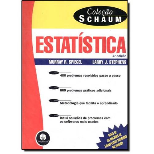 Tudo sobre 'Estatistica - Col. Schaum'
