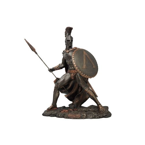 Estátua Leonidas Guerreiro Esparta Resina