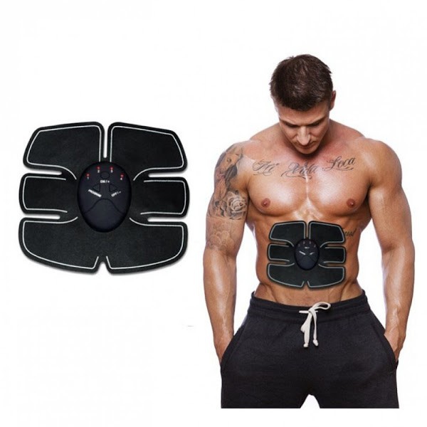 Estimulador Abdominal Eletrico Musculo 6 Pack Ems Academia Abdomem Aparelho Fitness - Miramart