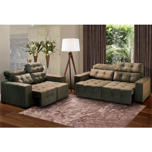 Estofado Napole 3X2 Lugares Retráteis L-753 Jandaia