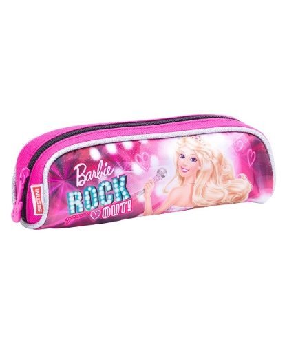 Estojo Barbie Rock N' Royals Rosa 1 Compartimento Sestini