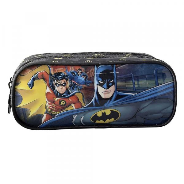 Estojo com 2 Compartimentos Batman Bat Squad - Xeryus
