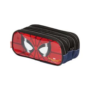 Estojo 3 Compartimentos Homem Aranha Spiderman 18Y Original