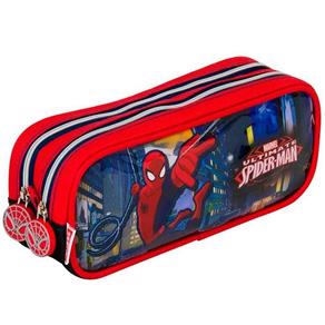 Estojo 2 Compartimentos Spiderman 14Z