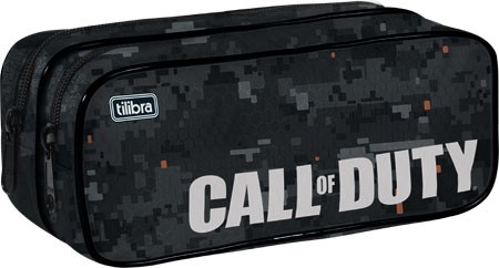 Estojo Duplo Grande Call Of Duty - Tilibra - Original - Tilibra