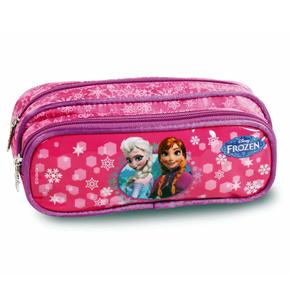 Estojo Soft Dermiwil com Bolso Disney Frozen 51009 - Rosa