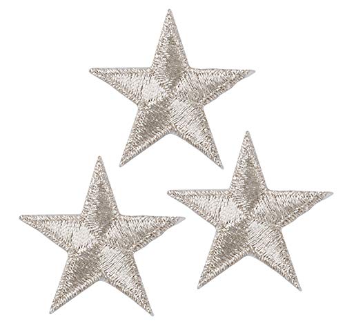 Estrelas, Prata, 3pc, 1.25" X 1.25", 1, 1