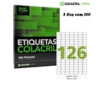 Etiqueta Adesiva A4 CA4349 26X15 Colacril 200 Fls