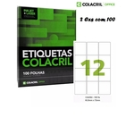 Etiqueta Adesiva A4 CA4364 72X63,5 Colacril 200 Fls