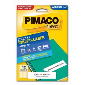 Etiqueta Inkjet Laser A5 23X72Mm A5Q-2372 Pimaco