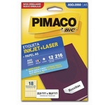 Etiqueta inkjet/laser A5Q2050 - Pimaco