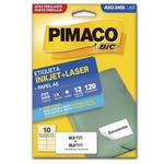 Etiqueta inkjet/laser A5Q3465 - Pimaco
