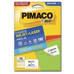 Etiqueta inkjet/laser A5Q3348 - Pimaco