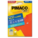 Etiqueta inkjet/laser A5Q813 - Pimaco