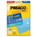 Etiqueta inkjet/laser A5Q916 - Pimaco