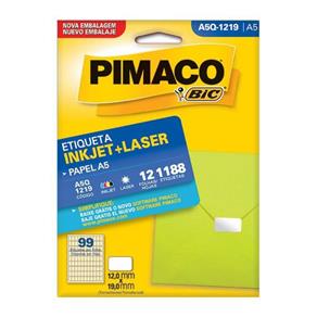 Etiqueta Pimaco Inkjet + Laser - A5Q-1219 02185