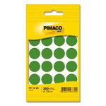 Etiqueta Pimaco Tp-19 Verde - 10 Folhas