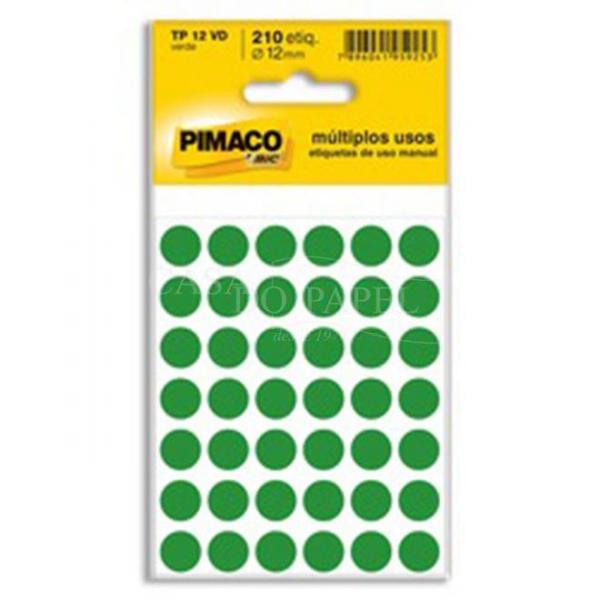 Etiqueta Pimaco TP12 5 Folhas Verde