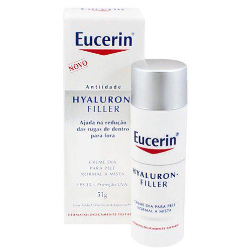 Eucerin Hyaluron-Filler Dia Antissinais Facial Fps 15 51g